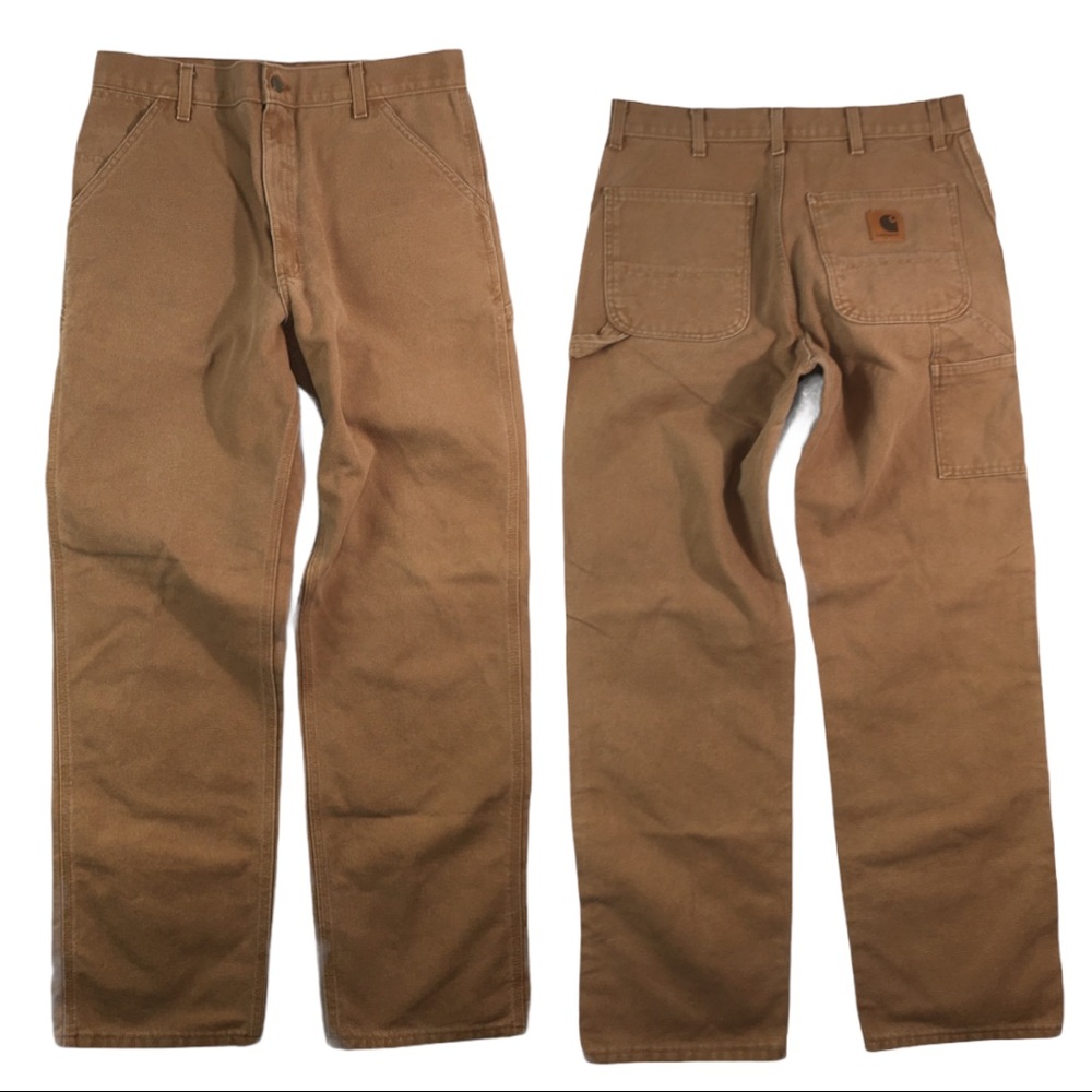 MJ183 Carhartt Denim Carpenter Worker Jeans 32x34